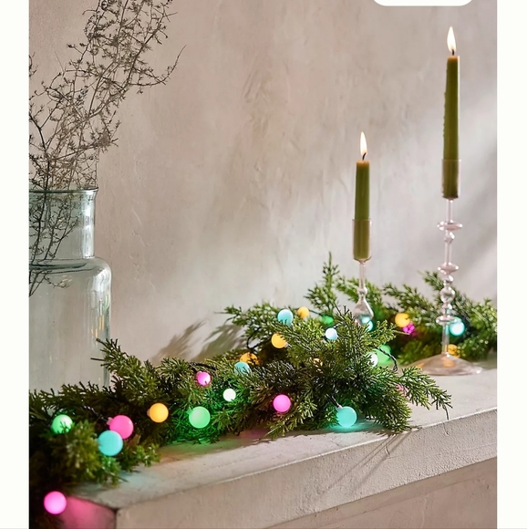 Anthropologie Other - Anthropologie Multicolor Holiday String Lights